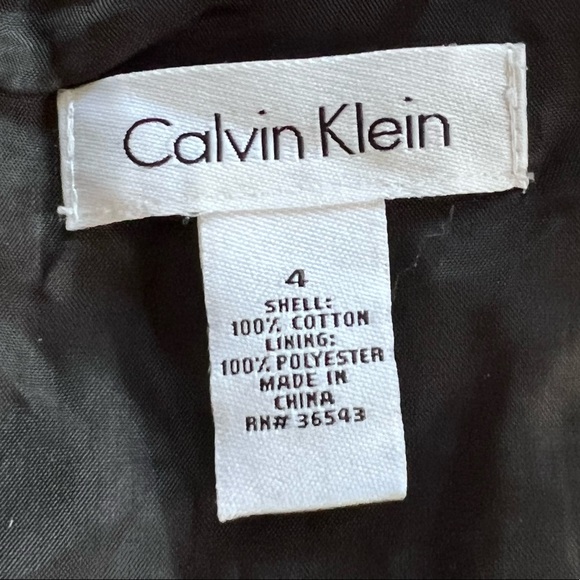 Calvin Klein black and white dress with lined top. - Picture 4 of 4